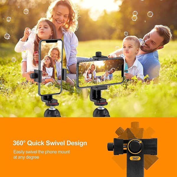 Telefonstativadapter/universal stativtelefonholder, passer til enhver smartphone, Ve