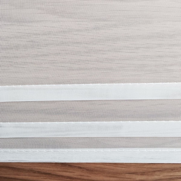 1 stk. Romersk rullegardin Transparent Simpelt Gardin Voile Flig Gardin Vindue Dekoration Soveværelse/Badeværelse/Balkon (BxH/120x155cm, Grøn)