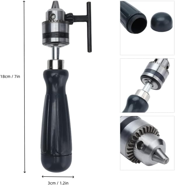Elektrisk hånddrill, mini håndsveivdrill egnet for DIY smykkemontering modellbygging manuelt
