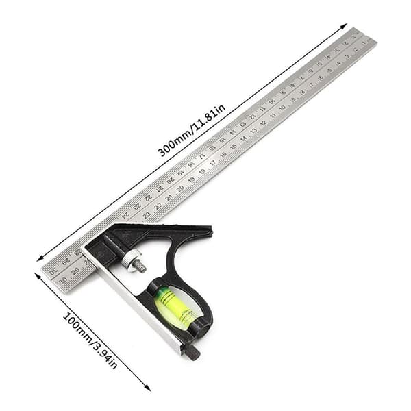 Kombinationssæt 300mm 12inch Rustfrit Stål Kombination Vinkel