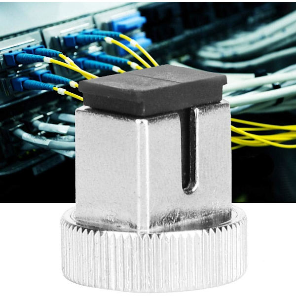 6 st fiberoptiska kopplare och adaptrar, M16 SC fiberoptisk adapter