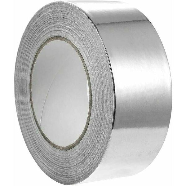 Alumiiniteippi, vedenpitävä, palonkestävä, veden- ja lämmönkestävä teippi korjaamiseen, eristämiseen ja tiivistämiseen 48mm x 10m (Rulla x 1, hopea)