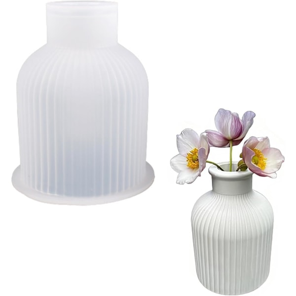 Vase Resinforme, Silikone Smykkeforme Resin Flaske Silikoneform til Epoxy Resin, Boligdekoration, Epoxy Resin Vaseform, Epoxyforme til Håndværk