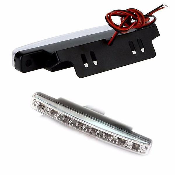 2 st Universal 8 LED Dagsljus Körljus Drl Bil Dimljus