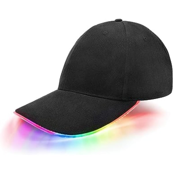 LED Hat Light Up Baseball Cap Party Hat Rave Tilbehør til Fest