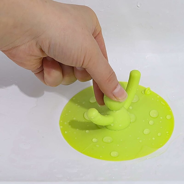 3-pack universal avloppspropp i silikon för handfat, dusch, badkar, Ki