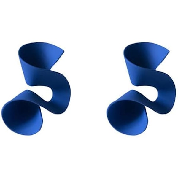 Kleinblå örhängen Geometriska personlighet örhängen Eleganta damer'