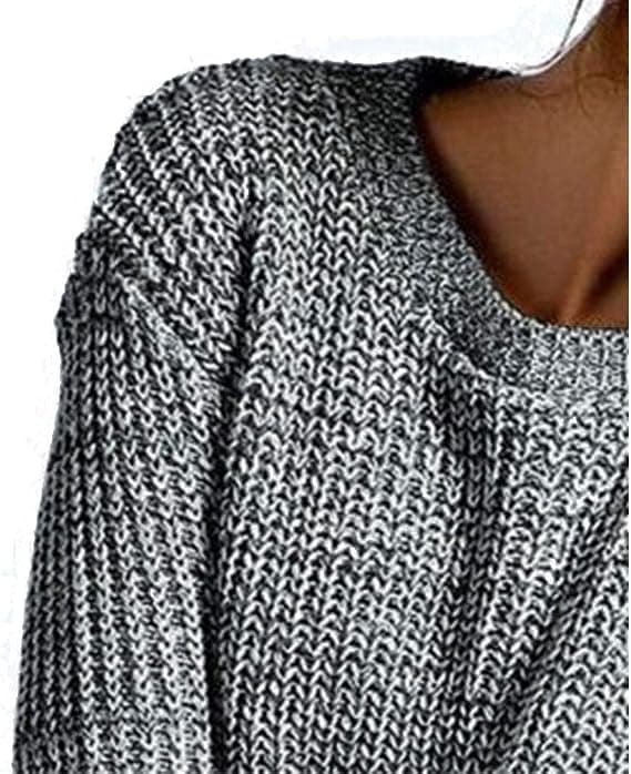 Dames Sød Hjertemønster Albue Patchwork Casual Crewneck Strikket