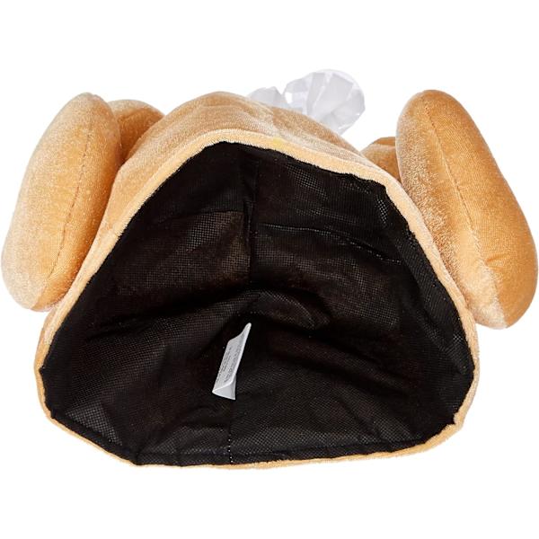 Friterad vuxenhatt, en storlek, brun