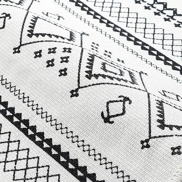 Bohemian Style Aztec Macrame Vegg Håndlaget Banner