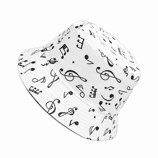 Unisex Zebra Ko Print Reversible Dobbeltsidet Hat Sommer Tra