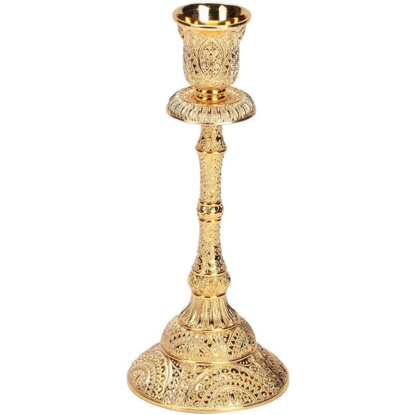 Metal Candelabra Antik Guld Lysestager Høj Lysestager Bryllup