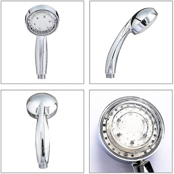 7 Farger LED Dusjhode, Multifarget, Universal Passform