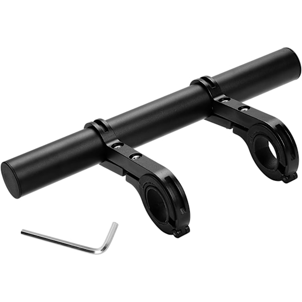 Alumiiniset pyörän ohjaustangon jatkeet, tuplajatkeet maastopyörään, moottoripyörään, polkupyörään (20 cm)