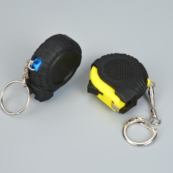 2 st Nesting Linjal Måttband Nyckelring Mini Metrisk Fickstorlek