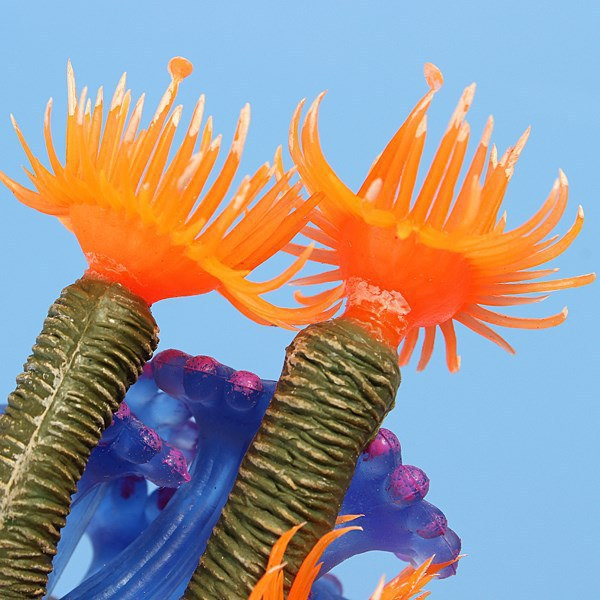 Akvarie Silikon Kunstig Korall Hav Anemone Fisk Tank Landskap