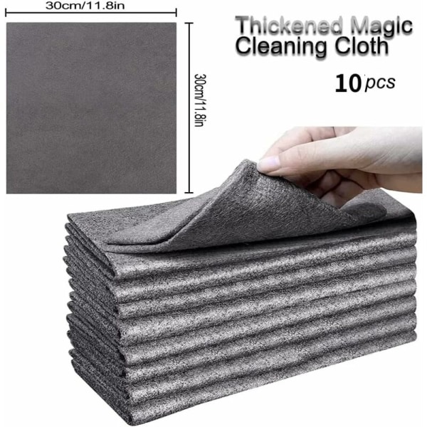 Magic Window Cleaning Cloth, 20 Pieces Magic Cleaning Cloths Thic