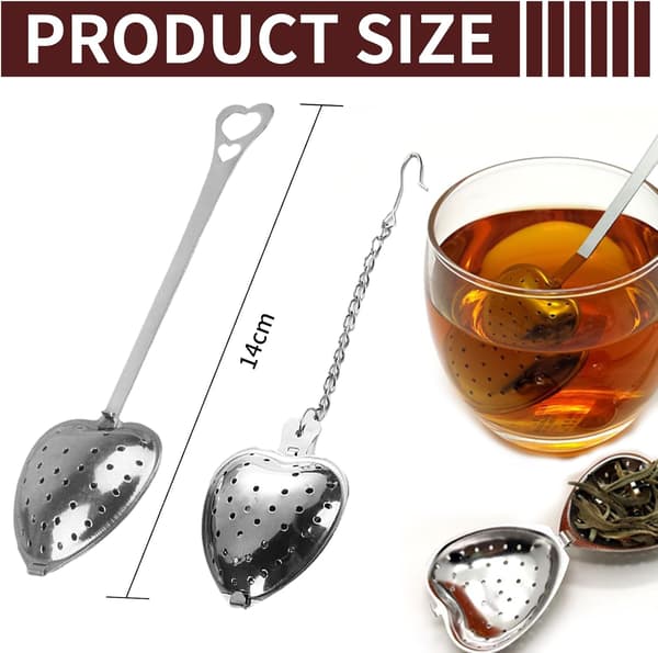 Pieces Tekule - Tesil - Løsblad-teinfuser - Egnet for fin løsblad-te, teblader, krydder, tekanner
