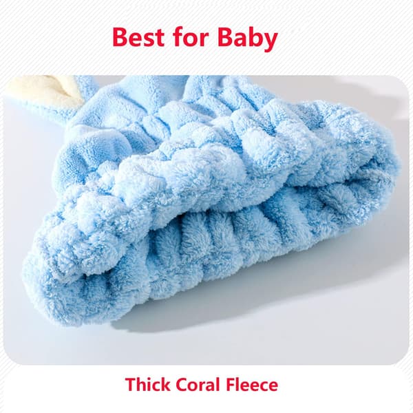 Mikrofiber Hår Tørring Hætte, Hår Tørring Håndklæde 2 Pakker, Super Absorberende