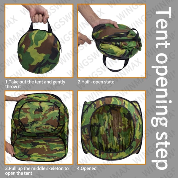 Vikbar Airsoft Mål Tält Fälla Slunga BB Fälla Nät Auto Pop-up