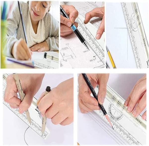 Parallel Roller Ruler, 30cm Rolling Parallel Ruler, Parallel Dra