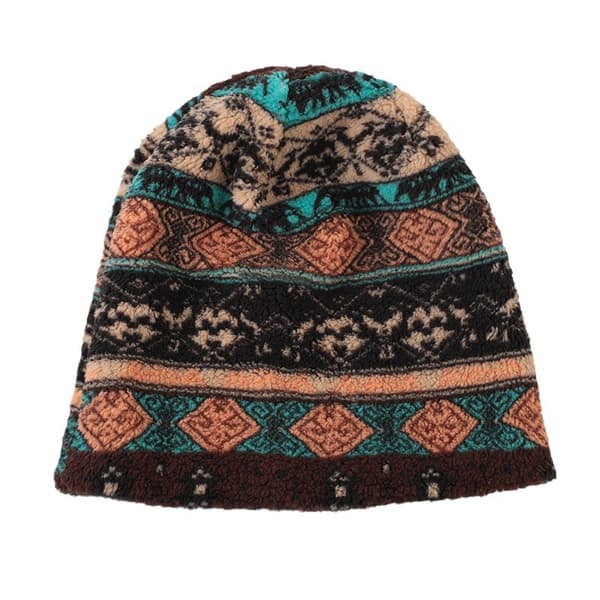 Fleece-neulelippis (Punainen Kuvio)