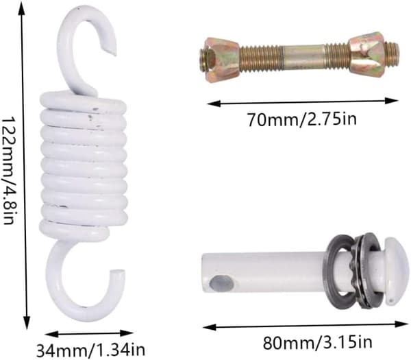 Swing Bushing Screw Set Heavy Duty Halfing Chair Hardware Accesso
