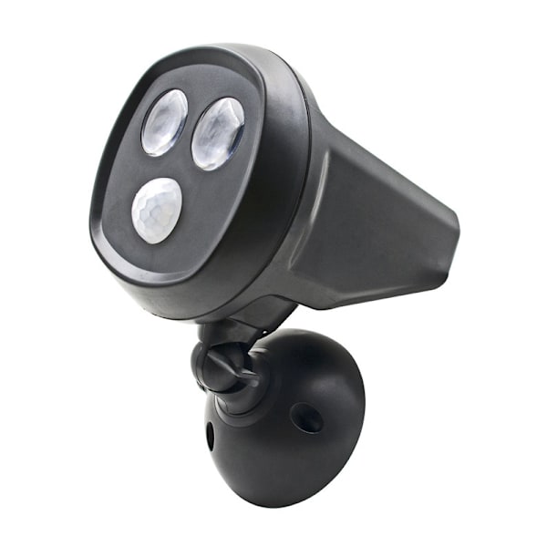 Utomhus rörelsesensorljus, batteridriven LED-belysning, trådlös strålkastare, utomhus LED-strålkastare, 360° roterande huvud, utomhusvägglampa