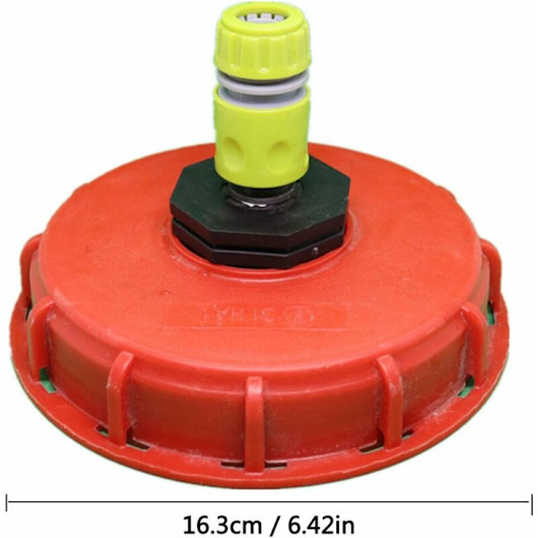 Nylon-kansi, säiliön kansi, asennettavaksi sadevesisäiliöön 163 mm