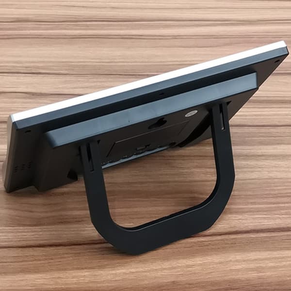 Modern väggklocka för vardagsrum, LCD-display, kreativ elektronisk väckarklocka