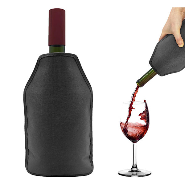 Flaskkylväska, 23,5*15,5cm Vinflaskkylväska, Vattentät Tygflaskkylväska med Kylgel, Vinflaskkylväska Används för Vin, Champagne, Öl