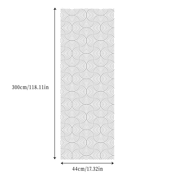 1 rulle fläktformad modern minimalistisk konst tapet