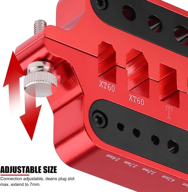 Bærbar Loddestation til Lodning af 2,4 mm til 10,4 mm Bananpropper Mini T XT60 XT90 Stik Loddeværktøjs Holder