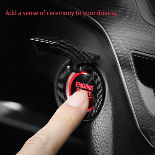 Universal Engine StartStop Push Button Cover Aluminiumlegering Bil P