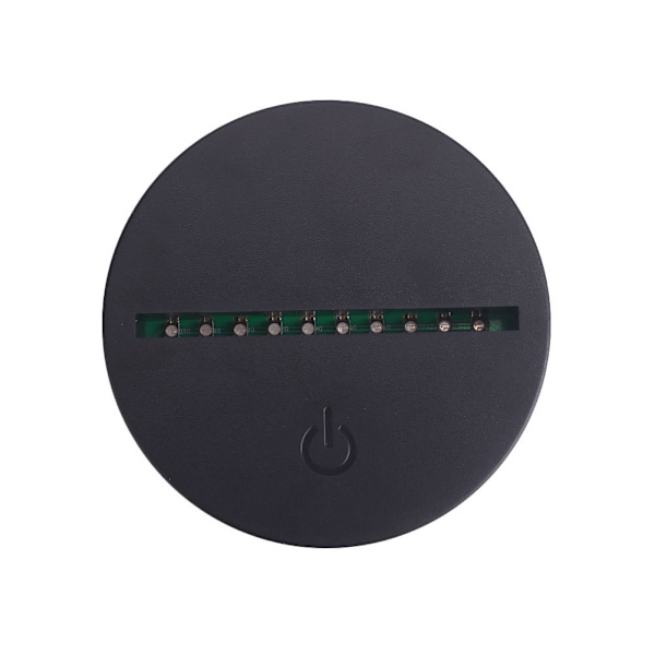 LED Natlampe 3D Farverig Fjernbetjening Lys Smart Touch Remo
