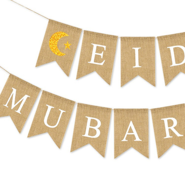 Ramadan Bunting-koristeviiri, Muslim Eid Mubarak -koristebanneri, muslimi, islam, Ramadan-koristeviiri, juhlatila