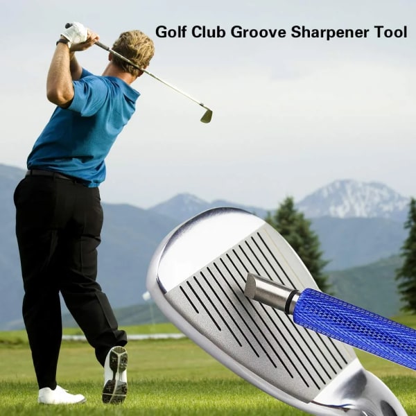 Groove Sharpener, 2-delad Golf Groove Sharpener, för Golf Club, S