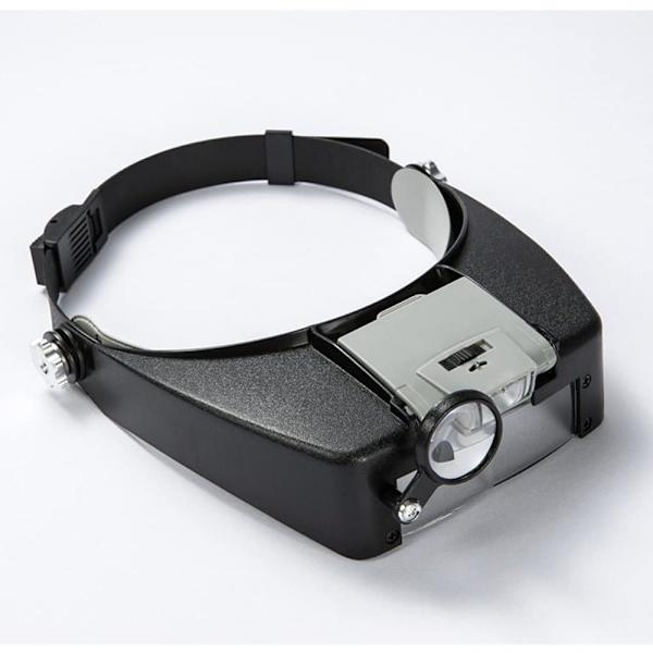 1,5X 3X 6,5X 8X Lupper med 2 LED-lys til reparationer