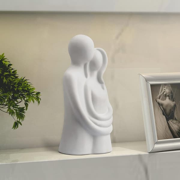 Omfavn paret skulptur hjem dekorasjon Moderne romantikk kjærlighet