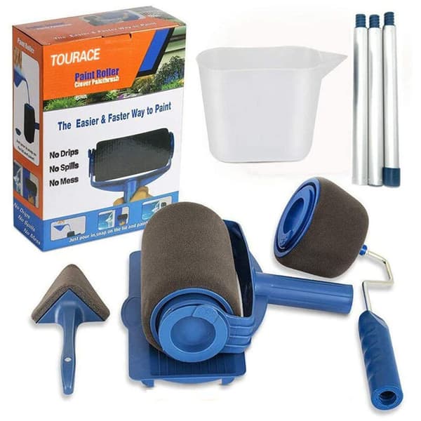 Sett med 5 Roll'n'Paint antidrypp-malingsruller