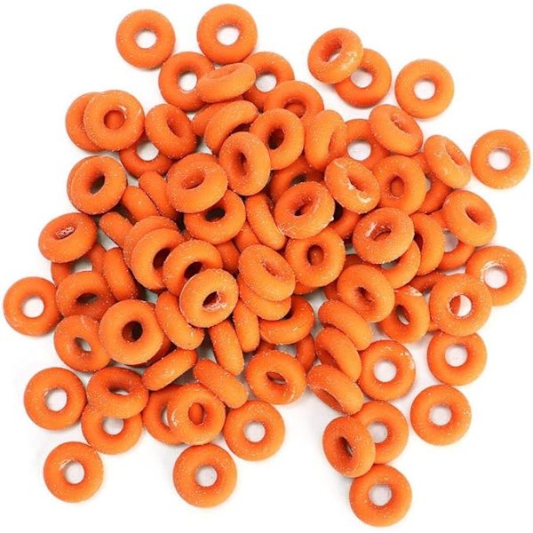 Sommer Sjov Smuk Maj Gummi Kastrationsring, Holdbar Gummi Kastrationsklemmer Ring 100Stk, Kirurgisk Værktøj til Kastrationsring Kastrationsklemmer Ri