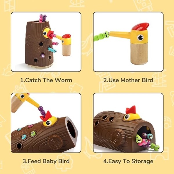 Toddler Montessori-lelut 2 3-vuotiaille tytöille ja pojille lahjat -