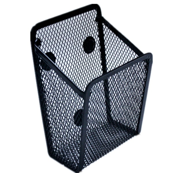 Magnetisk blyantholder, net i rustfrit stål, metal penneholder