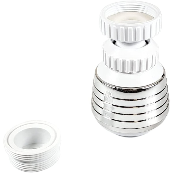 Aerator, Jet-aerator for artikulert dobbel stråle kjøkkenkran, hånddusj for vask og vannsparing Vask, med adapter