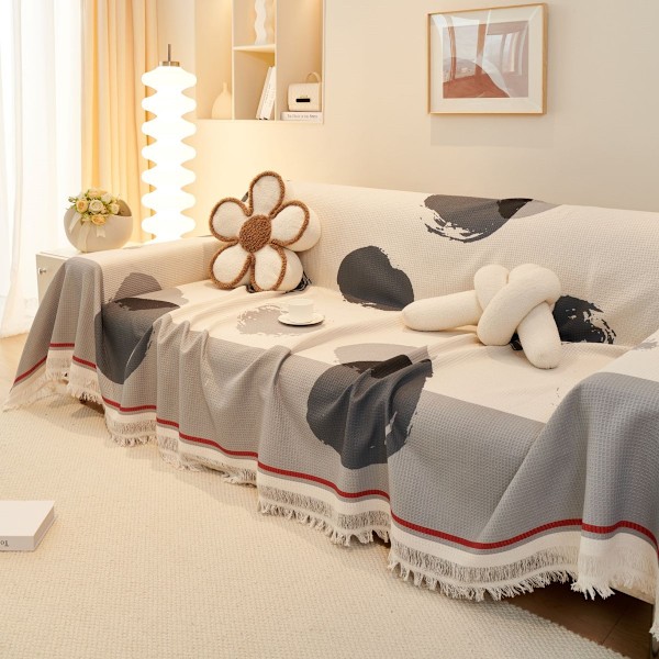 Sektionsoffans överdrag, bohemisk soffhandduk, fyr säsongs universellt sofföverdrag, minimalistisk stil, modern stil, kan användas som kuddfodral, gobeläng