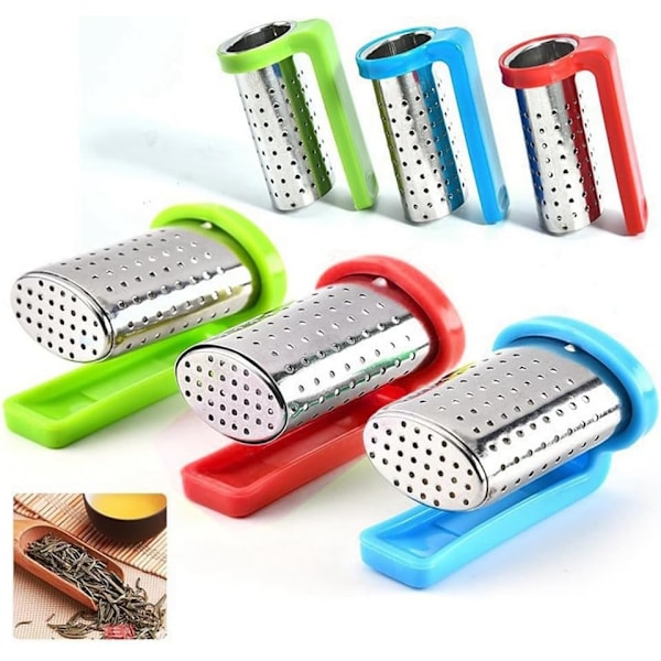 Te-infusionsfiltre i rustfrit stål, te-sæt, tebladssi, diffuser-infuser