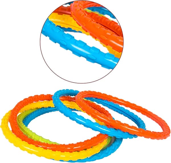 4-pack dykleksaker för pool, simleksaker för barn