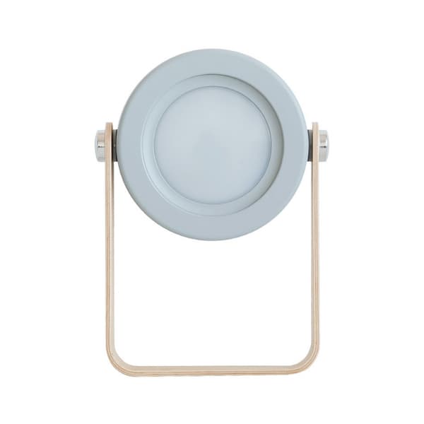 Sammenklappelig senglampe, USB genopladelig LED lanternelampe (grå)
