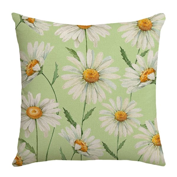 Set med 4 blommönstrade kuddfodral - 45 x 45 cm