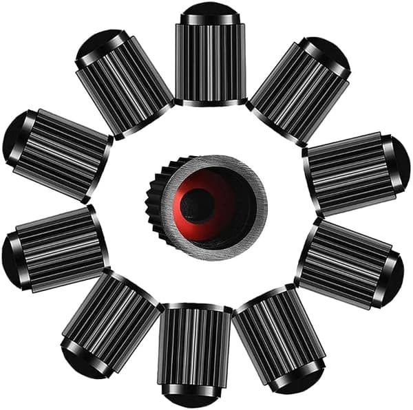 10 st plastventilhattar för SUV, motorcykel, lastbil, cykel, B